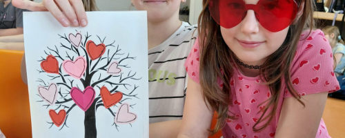 Walentynki w świetlicy szkolnej 2026r.